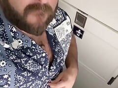 Handjob in the Train Bathroom