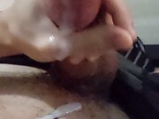 Another juicy solo handjob with juicy cum