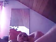 my wife plays alone to the bed